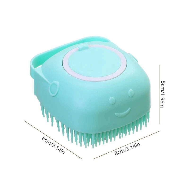 Pet Bathing Brush Soft Silicone Massager